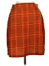 Le Lis Plaid Orange Casual Skirt Size M (petite) - photo 2