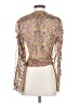 The East Order 100% Polyester Gold 3/4 Sleeve Blouse Size S - photo 2