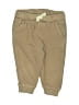 Zara 100% Baumwolle Solid Tan Brown Khakis Size 6-9 mo - photo 1