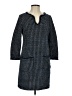Max Studio 100% Polyester Tweed Gray Blue Casual Dress Size P (petite) - photo 1