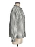Gap Checkered-gingham Gray Long Sleeve Button-Down Shirt Size M - photo 4