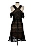 Aqua 100% Polyester Black Cocktail Dress Size S - photo 2