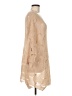 Shein 100% Acrylic Tan Poncho Size 6 - photo 4
