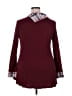 Goo Yoo Burgundy Pullover Sweater Size 2XL - photo 2