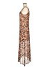 Louna Animal Print Brown Cocktail Dress Size M - photo 5
