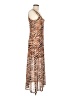 Louna Animal Print Brown Cocktail Dress Size M - photo 4