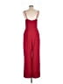 Lulus 100% Polyester Solid Red Jumpsuit Size M - photo 2
