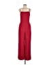 Lulus 100% Polyester Solid Red Jumpsuit Size M - photo 1