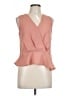 Elodie 100% Polyester Pink Sleeveless Blouse Size M - photo 1