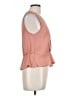 Elodie 100% Polyester Pink Sleeveless Blouse Size M - photo 4