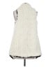 TCEC 100% Polyester Ivory Faux Fur Vest Size S - photo 2