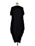 Unbranded Solid Black Casual Dress Size XXL - photo 2
