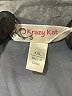 Krazy Kat 100% Polyester Stars Gray Long Sleeve Blouse Size XXL - photo 4