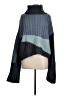 Sweaty Betty Color Block Blue Turtleneck Sweater Size 6 - photo 1