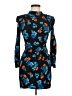 Maje 100% Viscose Print Blue Cocktail Dress Size Med (2) - photo 1