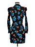 Maje 100% Viscose Print Blue Cocktail Dress Size Med (2) - photo 2