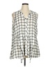 Torrid 100% Polyester Ivory Sleeveless Blouse Size 1X Plus (1) - photo 1