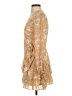 Jun & Ivy 100% Polyester Paisley Gold Yellow Cocktail Dress Size XS - photo 5