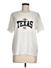 Assorted Brands 100% Cotton White Short Sleeve Top Size M - photo 1