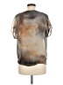 World Unity 100% Polyester Brown Short Sleeve Top Size M - photo 2
