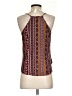 Shein 100% Viscose Orange Sleeveless Blouse Size 4 - photo 2