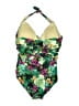 Unbranded Tropical Green One Piece Swimsuit Size L (estimated) - photo 2