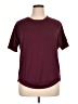 Freeloader Solid Burgundy Short Sleeve T-Shirt Size 1X (estimated) - photo 1