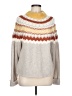 Caslon Chevron-herringbone Gray Pullover Sweater Size L - photo 1