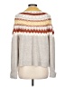 Caslon Chevron-herringbone Gray Pullover Sweater Size L - photo 2