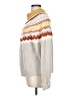 Caslon Chevron-herringbone Gray Pullover Sweater Size L - photo 5