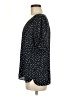 Ann Taylor LOFT Polka Dots Black Short Sleeve Blouse Size M - photo 5