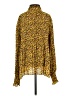 Max Studio 100% Polyester Yellow Long Sleeve Blouse Size S - photo 2