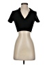 Zara Black Short Sleeve Turtleneck Size S - photo 1