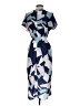 Unbranded Print Blue Casual Dress Size S - photo 2