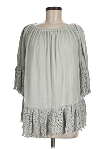 2 Chic 3/4 Sleeve Blouse (view 1)