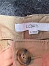 Ann Taylor LOFT Solid Tan Khakis Size 8 - photo 3
