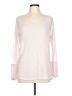 Eyelash Couture Pink Long Sleeve Top Size L - photo 1