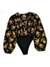 Shein Gold Long Sleeve Blouse Size 4 - photo 1