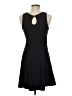 Mudd Solid Black Casual Dress Size M - photo 2