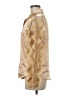 Unbranded 100% Polyester Metallic Gold Long Sleeve Blouse Size M - photo 5