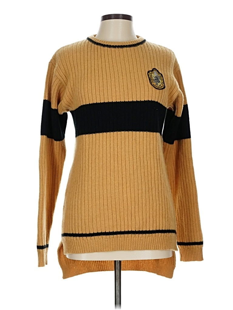 Pre-owned Harry Potter Wool Pullover Sweater In Gold
