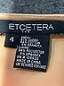 Etcetera Solid Tan Casual Skirt Size 4 - photo 3