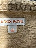 Knox Rose 100% Recycled Polyester Stars Tan Pullover Sweater Size M - photo 7
