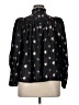 Tuckernuck Hearts Black Long Sleeve Blouse Size XL - photo 2