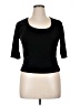 American Rag Cie Black 3/4 Sleeve Top Size XL - photo 1