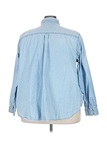 a.n.a. A New Approach Long Sleeve Button-Down Shirt (view 2)