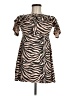 Missguided Animal Print Brown Cocktail Dress Size 8 (petite) - photo 1