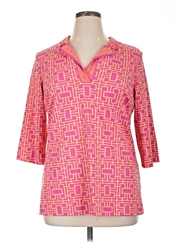 Elizabeth McKay 3/4 Sleeve Button-Down Shirt (view 1)