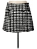 H&M 100% Polyester Houndstooth Black Formal Skirt Size 12 - photo 1