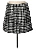 H&M 100% Polyester Houndstooth Black Formal Skirt Size 12 - photo 2